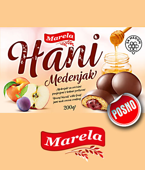 Hani medenjak preliven 200g